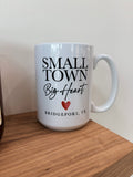 Melody Press Co. Small Town Big Heart Custom Hometown Mug