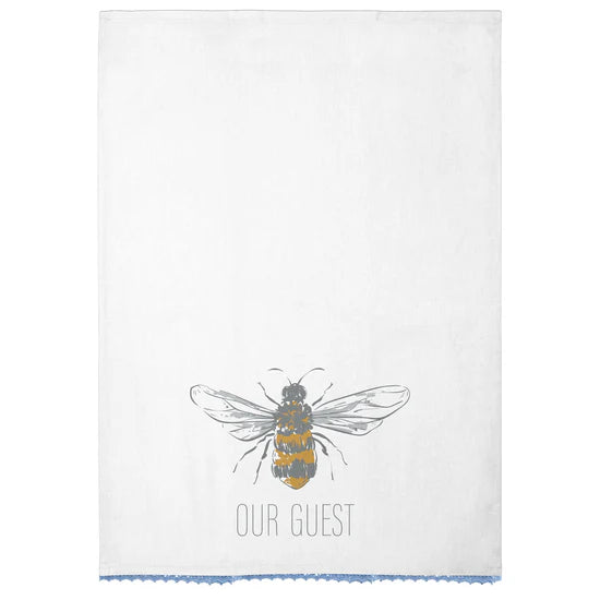 IVYSTONE KARMA Bee Flour Sack Tea Towel