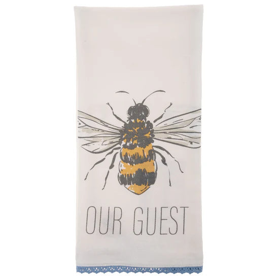 IVYSTONE KARMA Bee Flour Sack Tea Towel