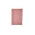 Pink Scalloped Tray set of 2