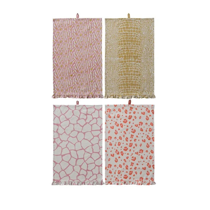IVYSTONE HAZEL MAZEL Cotton Printed Tea Towel