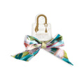 Green Floral Skinny Bag Scarf