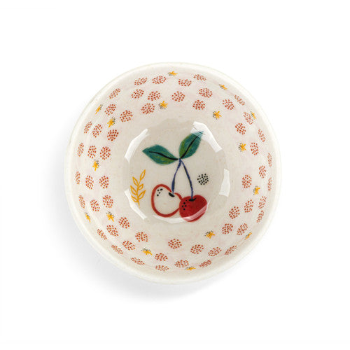 DEMDACO Cherry Melamine Dip Bowl - 4.5in
