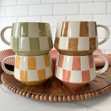 Stoneware Mug Patterned