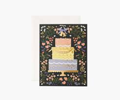 RIFLE PAPER CO. Woodland Wedding Cake Card