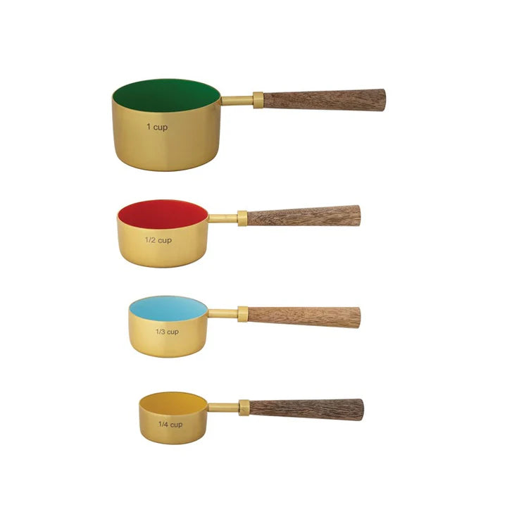 HAZEL MAZEL Enameled Stainless Steel Measuring Cups