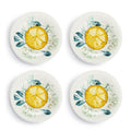 DEMDACO Lemons Melamine Appetizer Plates - Set of 4