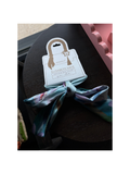 Watercolor Skinny bag Scarf